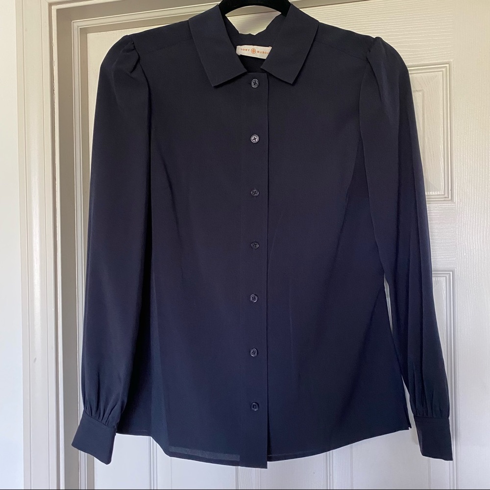 Tory Burch size 2 long sleeve blouse